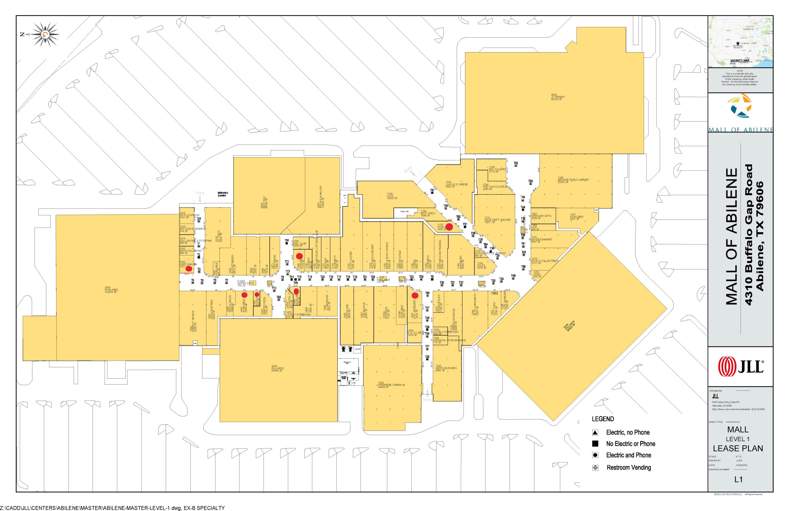 Mall Of Abilene Available Spaces Lease Plan 081622 Scaled 
